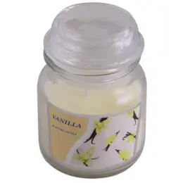 Scented Candle In Jar White Closed